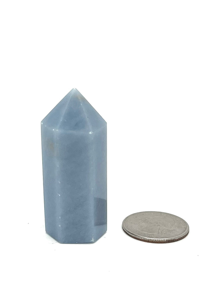 Angelite 6 Sided Point