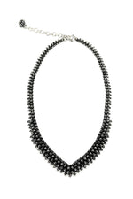 Elegant Sterling Silver Laos Necklace