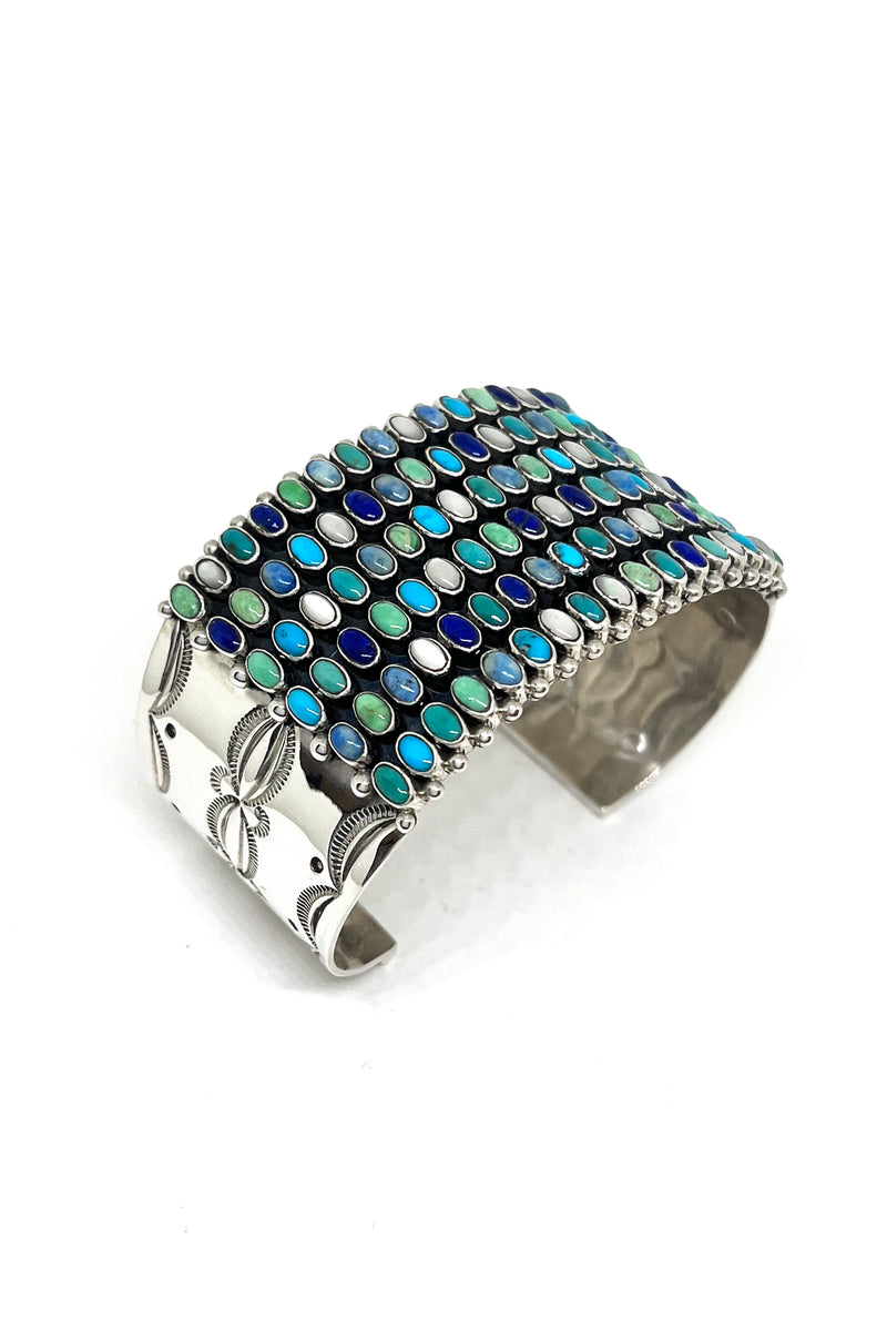 The Largest Vintage Zuni Snake Circle Turquoise Sterling Silver Ring The Largest Vintage Zuni Snake Circle Turquoise Sterling Silver Ring