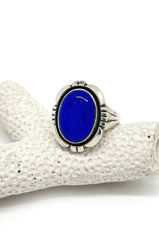 Navajo Lapis Lazuli Ring (Size 7)