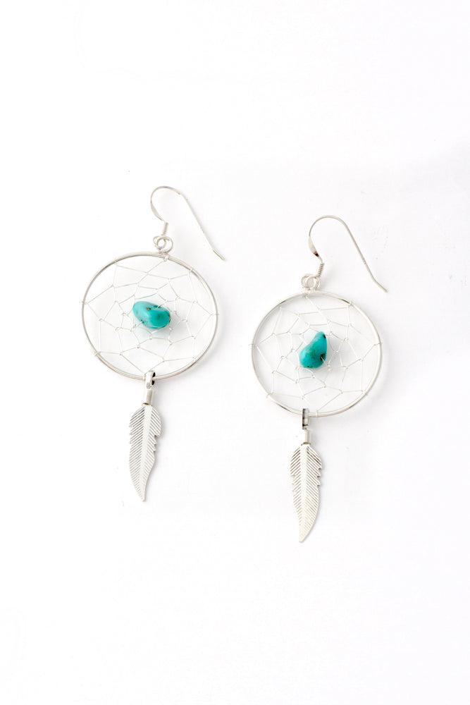 Navajo Dream Catcher Earrings