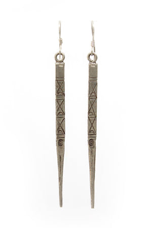 Laos Dagger Earrings