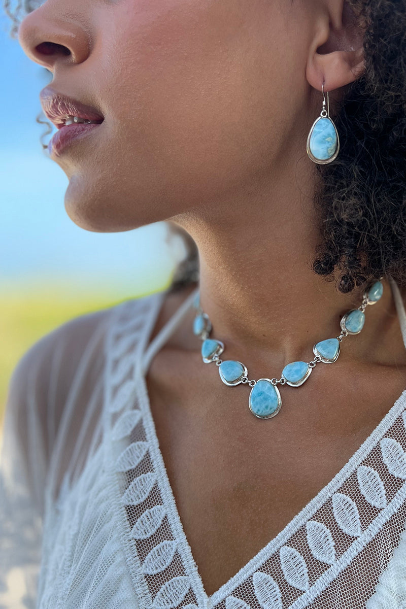 Larimar hot sale jewelry earrings