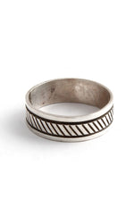 Navajo Sterling Silver Band (Size 11 ½)