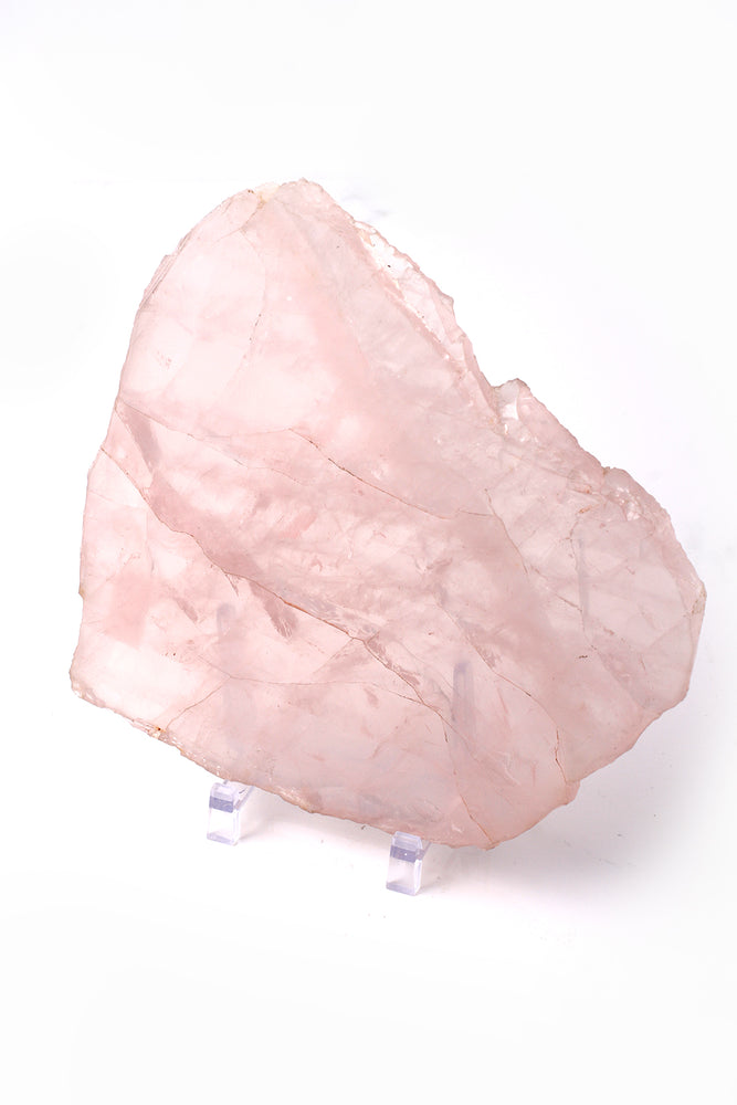 Rose Quartz Crystal Slice