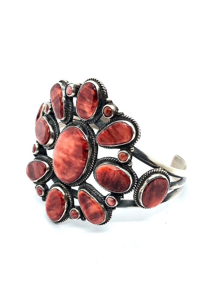 Bold Navajo Spiny Shell Cuff by artist Dean Brown