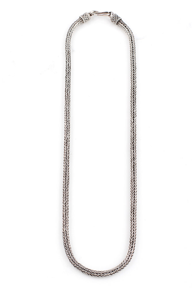 Thick Sterling Silver Naga Bali Chain