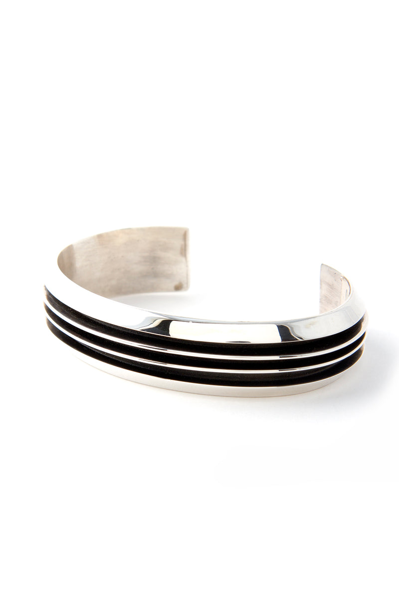 Jereme Delgarito Sterling Silver Men's Cuff