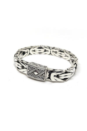 Men’s Handcrafted Sterling Silver Bali Bracelet