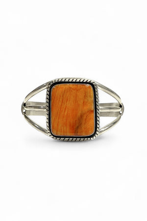 Orange Spiny Shell Cuff Bracelet by Anthony Kee