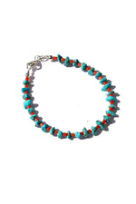 Chunky Turquoise Nugget Bead Bracelet