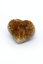 Citrine Geode Heart