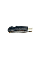 Black Jet and Mammoth Tooth Inlay Knife