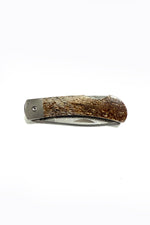 Mammoth Bone Damascus Knife
