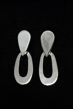 Sterling Silver Teardrop & Hoop Earrings