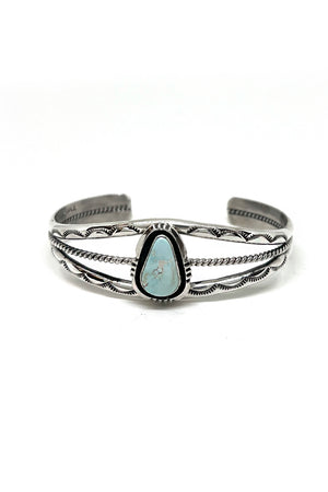 Dry Creek Turquoise Bracelet by Navajo artist Will Denetdale
