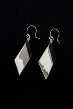 Sterling Silver Geometric Drop Earrings