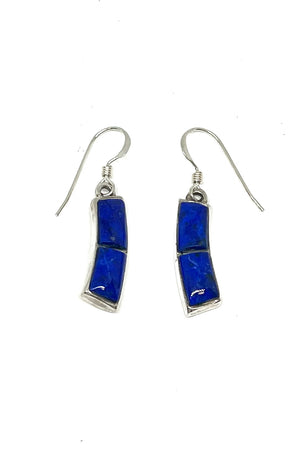 
                
                    Load image into Gallery viewer, Lapis Lazuli Inlay Earrings
                
            