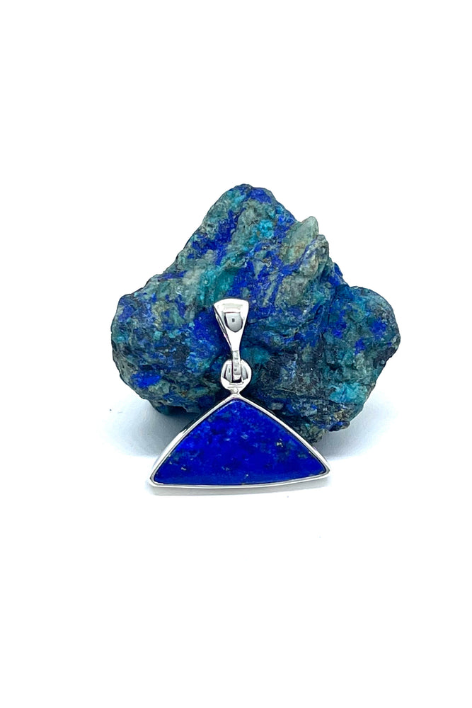 Lapis Lazuli Small Triangle Pendant