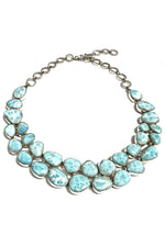 Larimar and Sterling Silver Statement Necklace