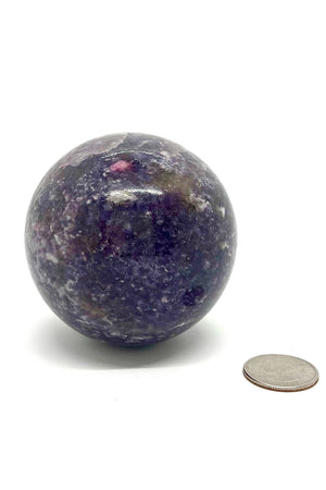 
                
                    Load image into Gallery viewer, Large Lepidolite Sphere
                
            