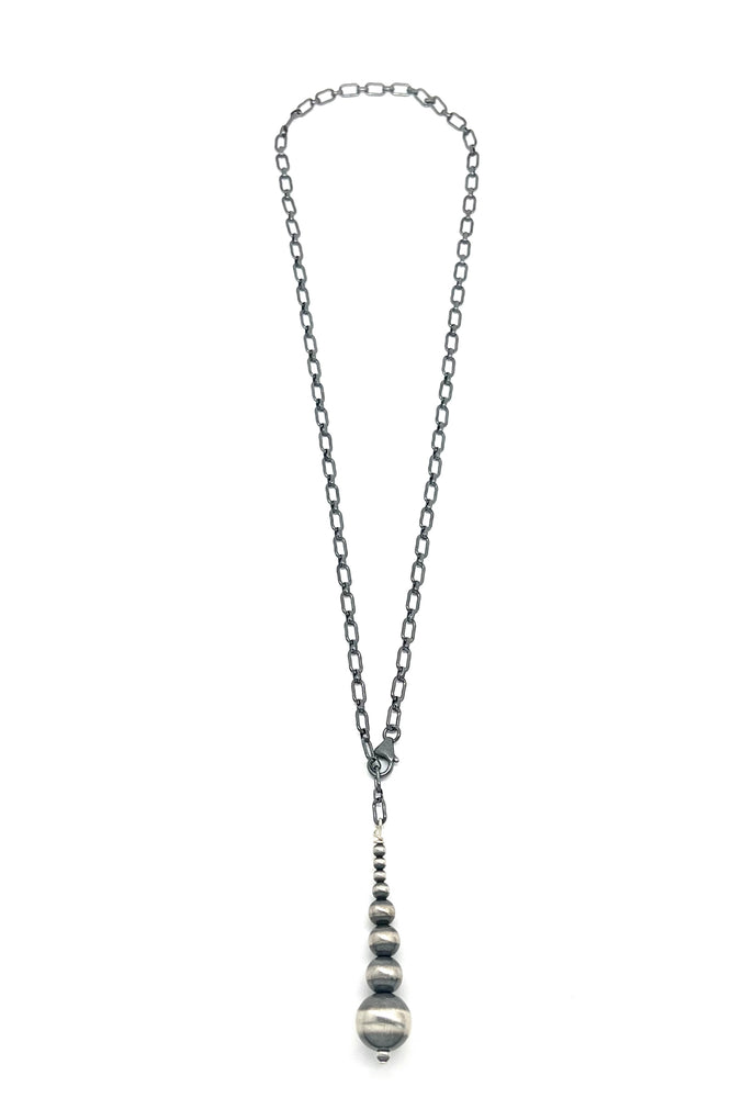 Oxidized Sterling Silver Necklace