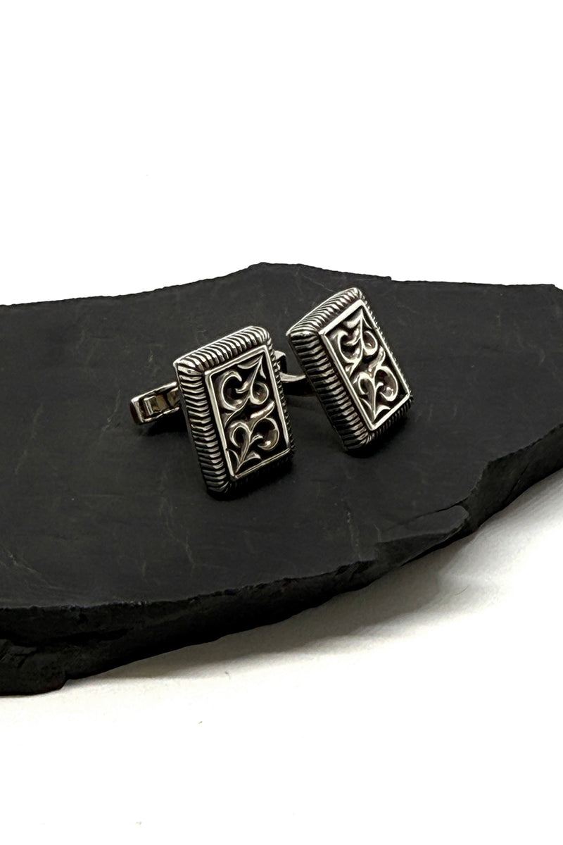 Bali Sterling Silver Filigree Cuff Links