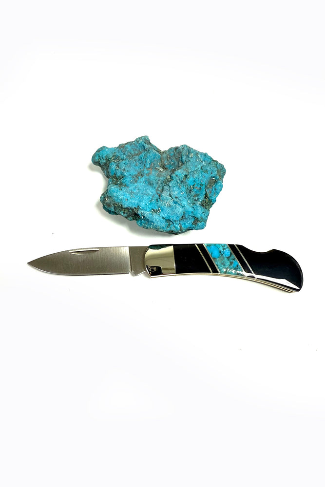 Sonoran Turquoise Handmade Inlay Knife