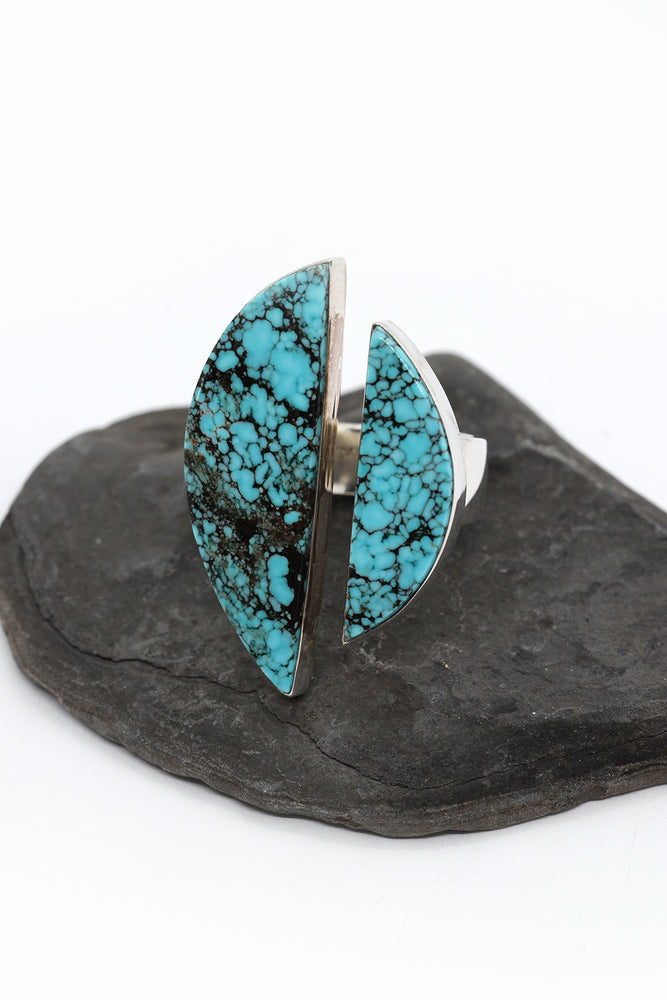 High-Grade Kingman Turquoise Ring by Douglas Zackary