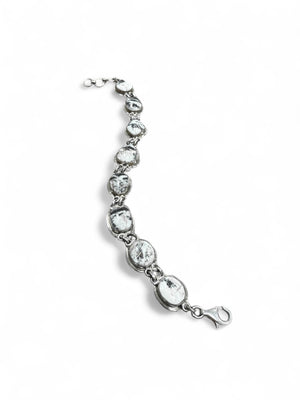 White Buffalo Link Bracelet by Terry Wood