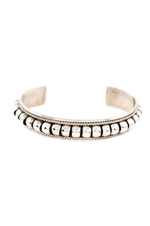 Thomas Charlie Sterling Silver Water Bead Cuff Bracelet
