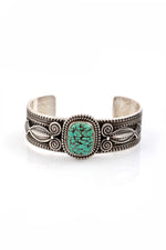 Calladitto Turquoise Sterling Silver Men's Cuff