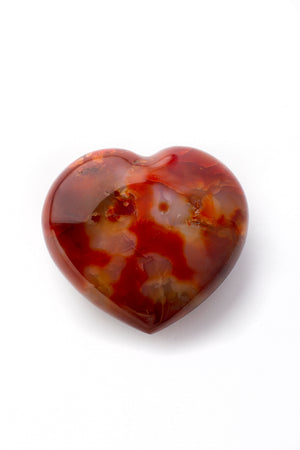 
                
                    Load image into Gallery viewer, Carnelian Crystal Heart
                
            