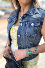 Russell Sam Turquoise Dragonfly Bracelet