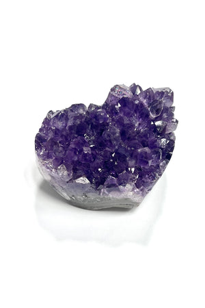 
                
                    Load image into Gallery viewer, Raw Amethyst Crystal Heart
                
            