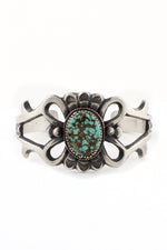 Navajo Sandcast Turquoise Bracelet