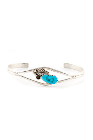Petite Navajo Kingman Turquoise Bracelet