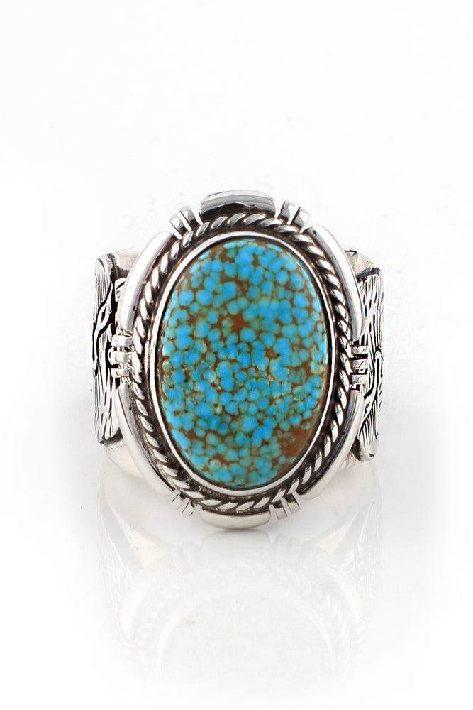 Blue Manassa Turquoise Ring Size 6.5 - Dillon & Nattarika