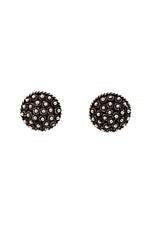 Sterling Silver Laos Stud Earrings