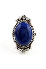 M. Spencer Navajo Lapis Lazuli Ring (Size 7)