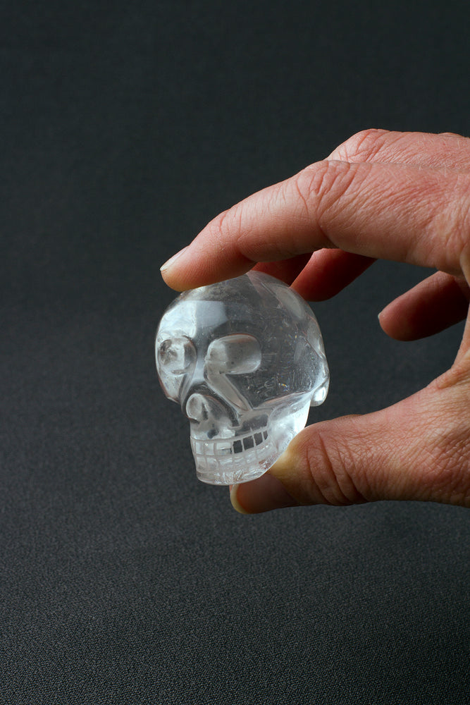 
                
                    Load image into Gallery viewer, Small Quartz Crystal Skull
                
            