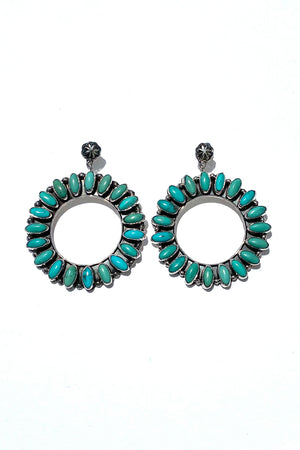 Sheila Tso Kingman Turquoise Post Earrings
