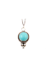 Navajo Petite Turquoise Pendant