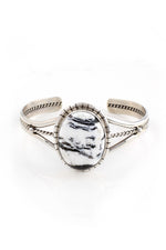 Samson Edsitty White Buffalo Turquoise Bracelet
