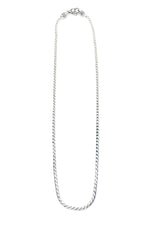Sterling Silver Fluted Bali Chain