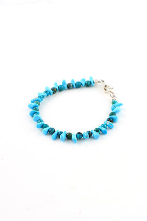 
                
                    Load image into Gallery viewer, Children&amp;#39;s Blue Green Turquoise Nugget Bracelet
                
            