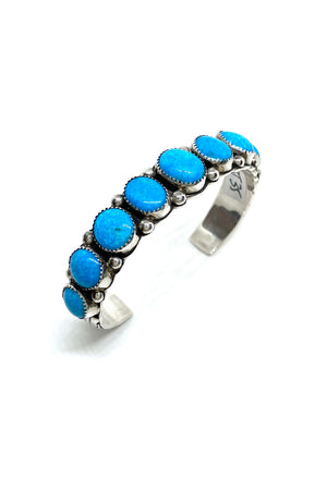 
                
                    Load image into Gallery viewer, Men&amp;#39;s Blue Turquoise Row Cuff
                
            