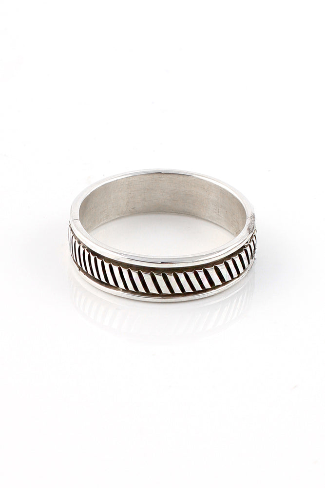 Bruce Morgan Sterling Silver Band (Size 11 ½)