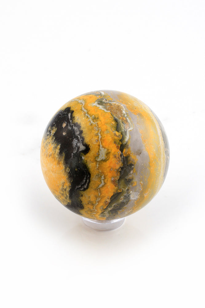 
                
                    Load image into Gallery viewer, Bumble Bee Jasper Sphere
                
            