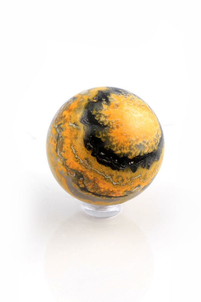 
                
                    Load image into Gallery viewer, Bumble Bee Jasper Sphere
                
            